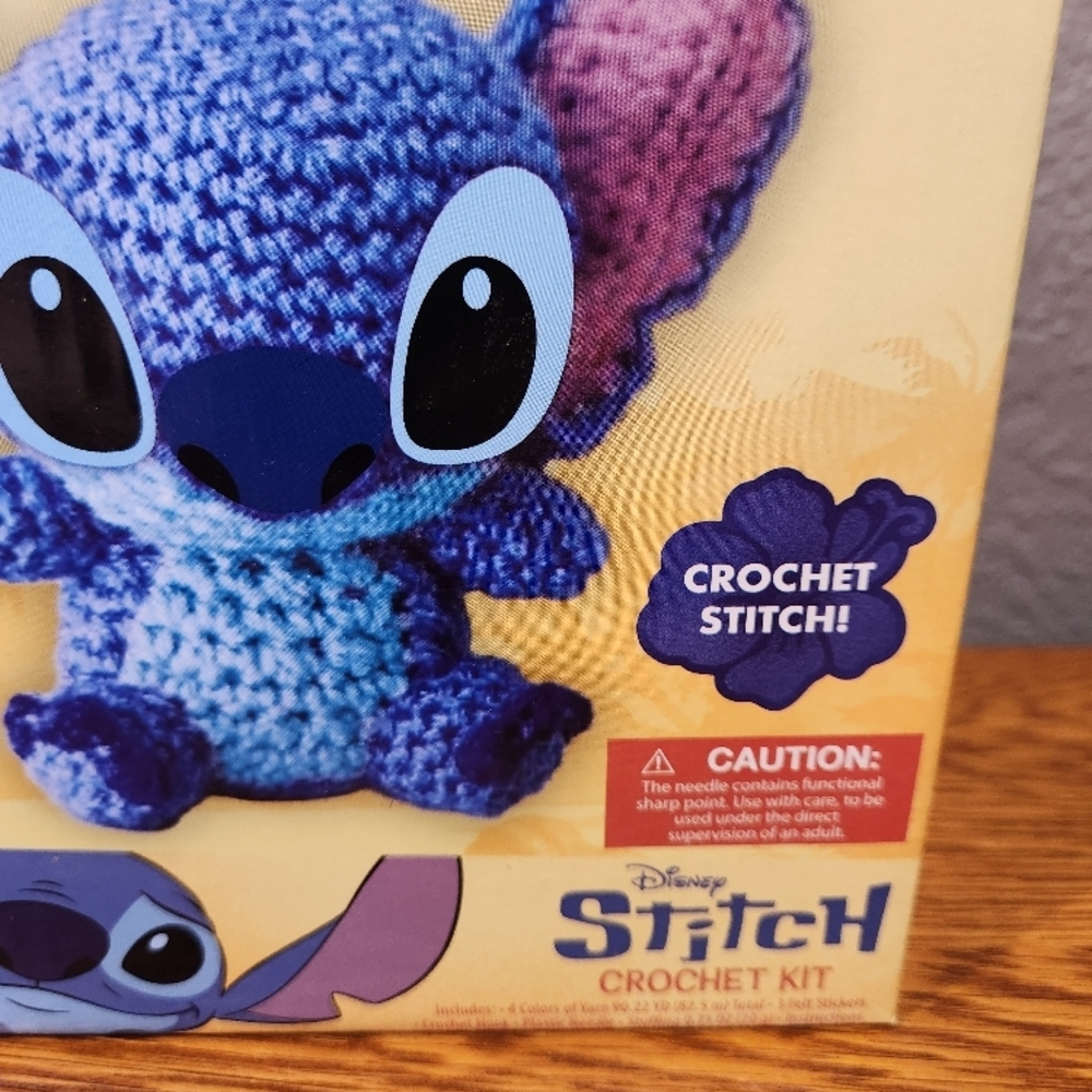 Disney Stitch Crochet Kit - Blue & Pink Amigurumi - Picture 2 of 4